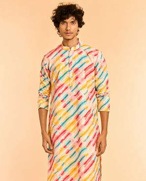 Diwas Men Ethereal White Cotton Kurta