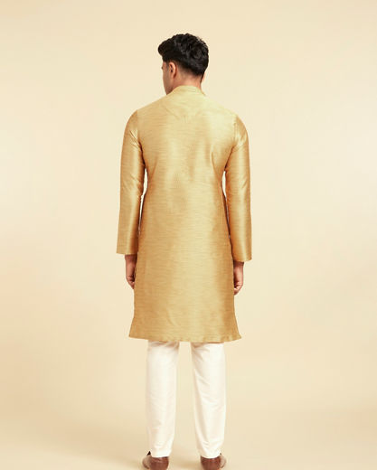 Diwas Men Classy Mustard Kurta