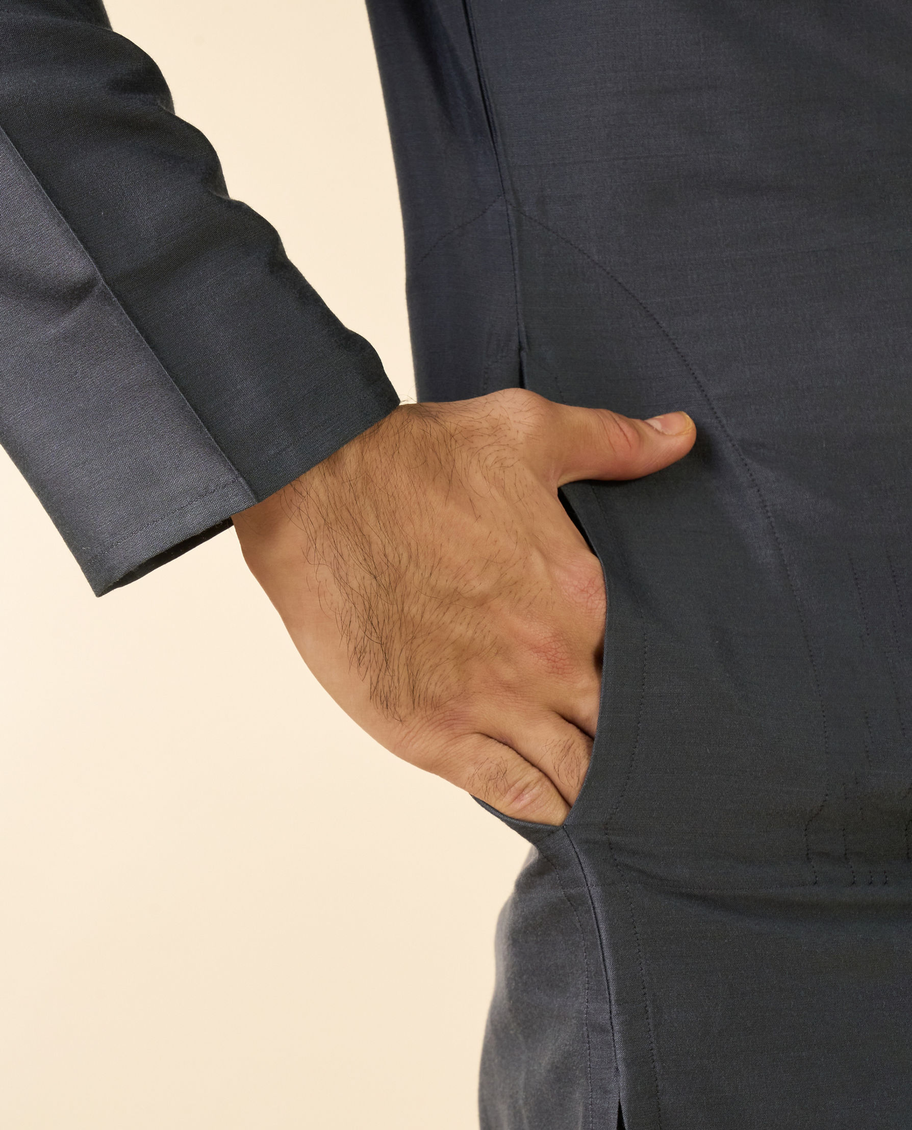 Diwas Men Charming Dark Grey Kurta