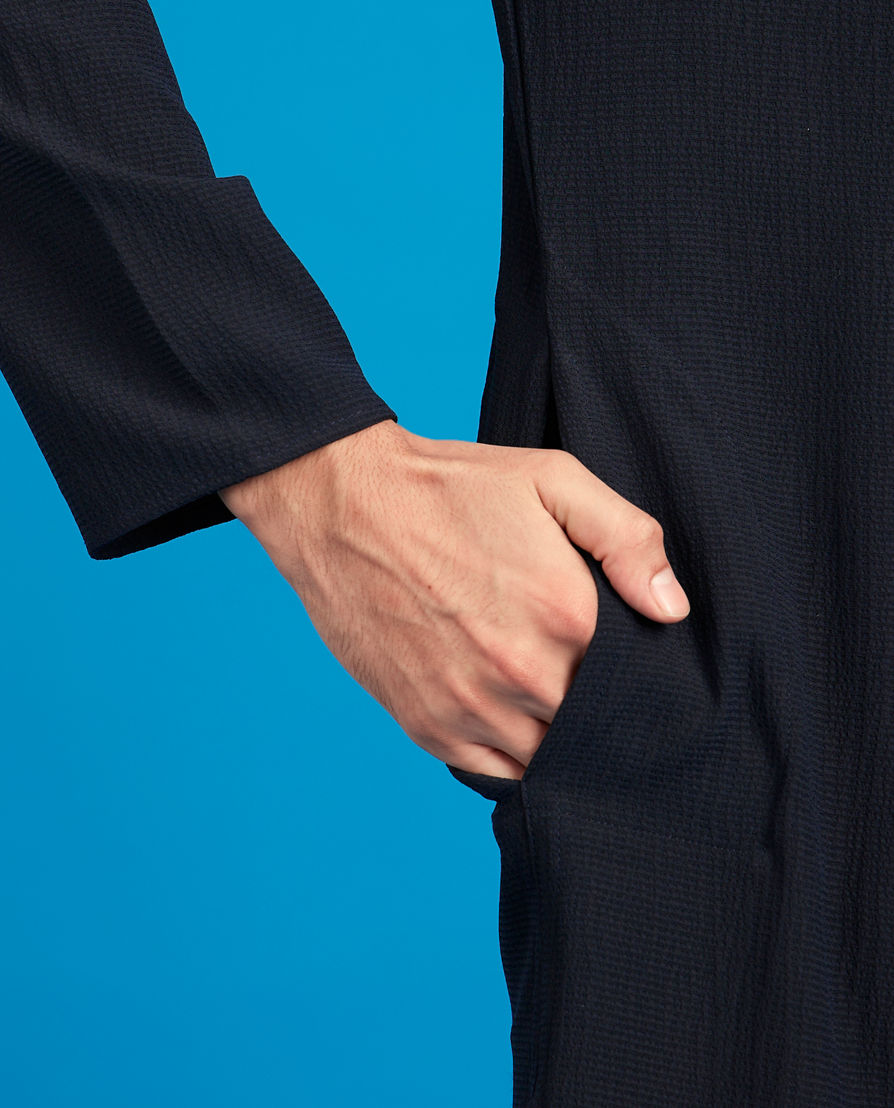 Diwas Men Dashing Dark Blue Kurta