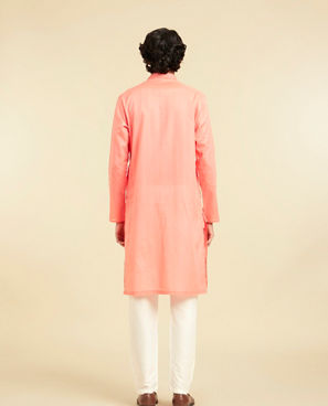 Diwas Men Coral Celebration Kurta