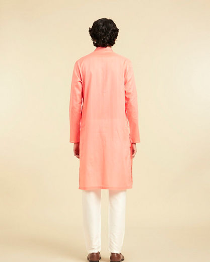 Diwas Men Coral Celebration Kurta