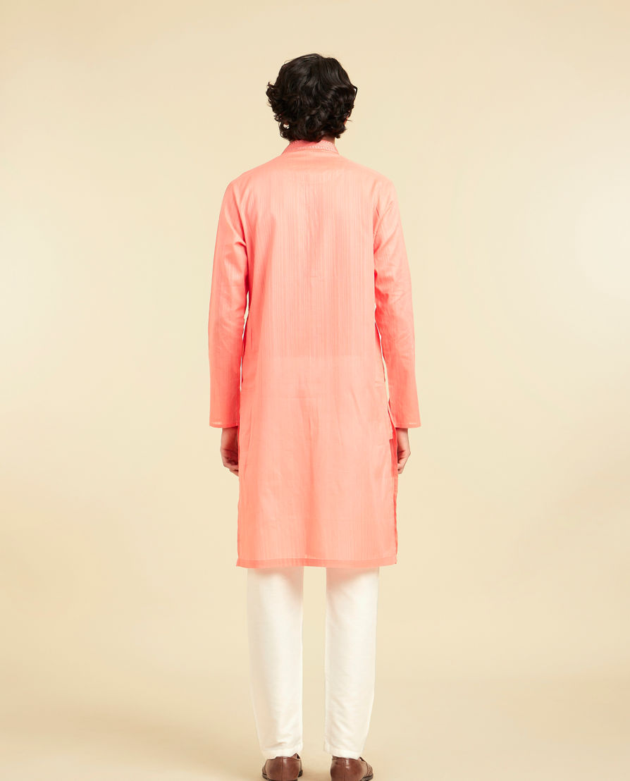Diwas Men Coral Celebration Kurta