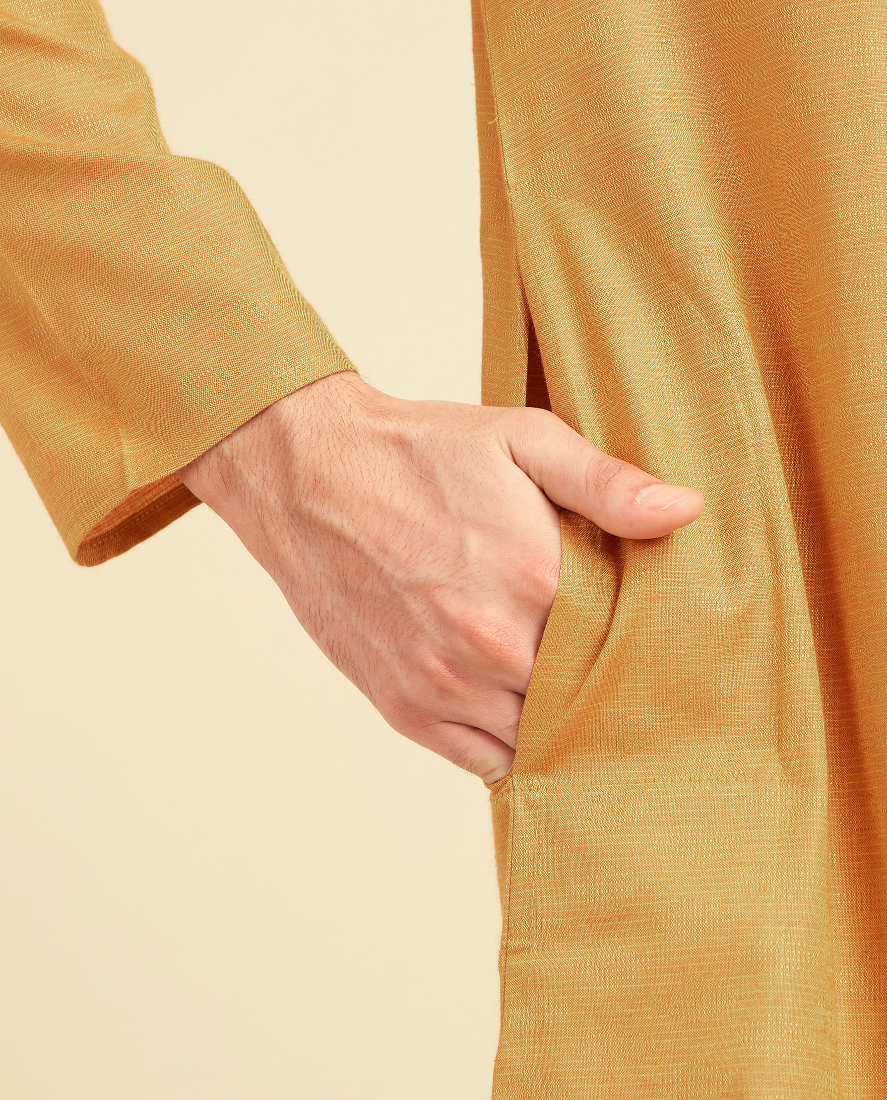 Diwas Men Radiant Mustard Kurta