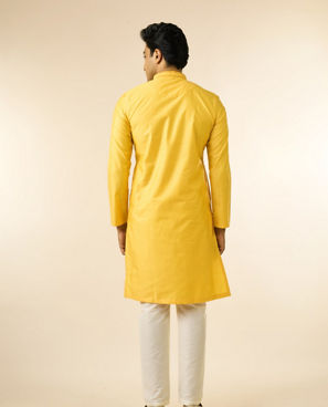 Diwas Men Radiant Mustard Festive Kurta