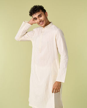Diwas Men Cotton Purity Cream Kurta