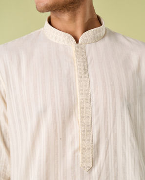 Diwas Men Cotton Purity Cream Kurta
