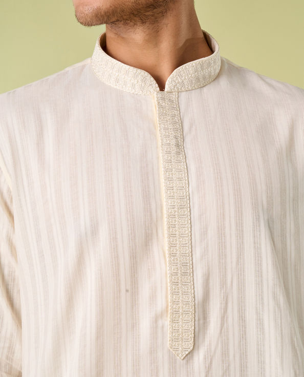 Diwas Men Cotton Purity Cream Kurta