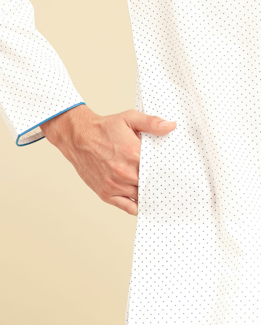 Diwas Men Elegant White Kurta