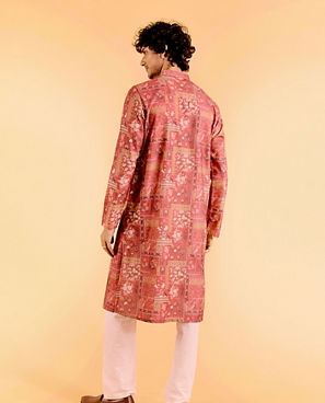 Diwas Men Coral Charm Kurta