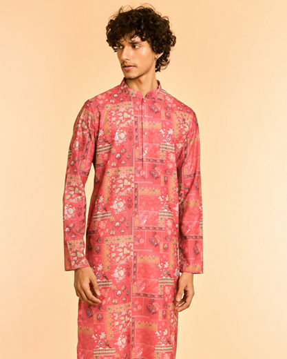 Diwas Men Coral Charm Kurta