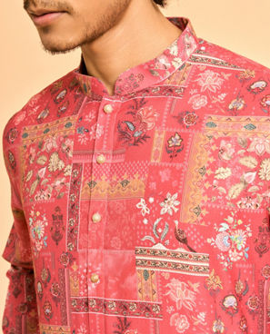 Diwas Men Coral Charm Kurta