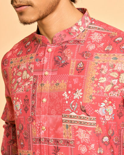 Diwas Men Coral Charm Kurta