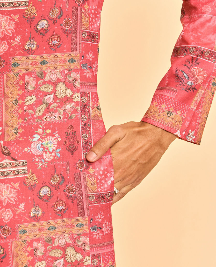 Diwas Men Coral Charm Kurta