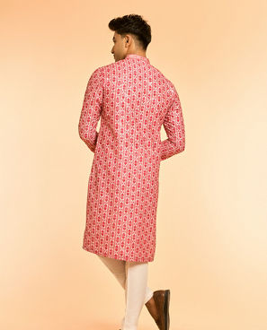 Diwas Men Rani Pink Elegance Kurta