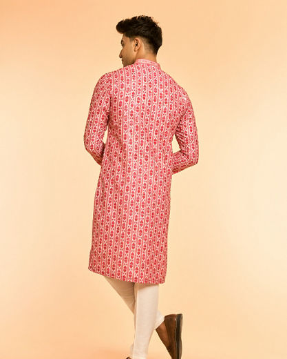 Diwas Men Rani Pink Elegance Kurta