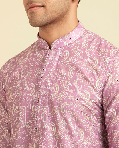Diwas Men Lilac Elegance Festive Kurta