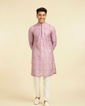 Diwas Men Lilac Elegance Festive Kurta