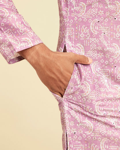 Diwas Men Lilac Elegance Festive Kurta
