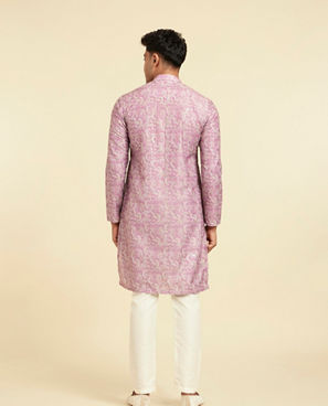 Diwas Men Lilac Elegance Festive Kurta