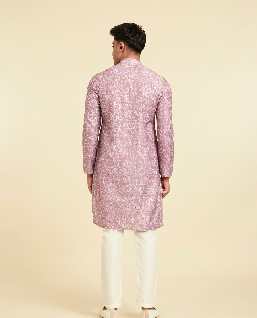 Diwas Men Lilac Elegance Festive Kurta