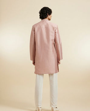 Diwas Men Dusty Pink Elegance Kurta
