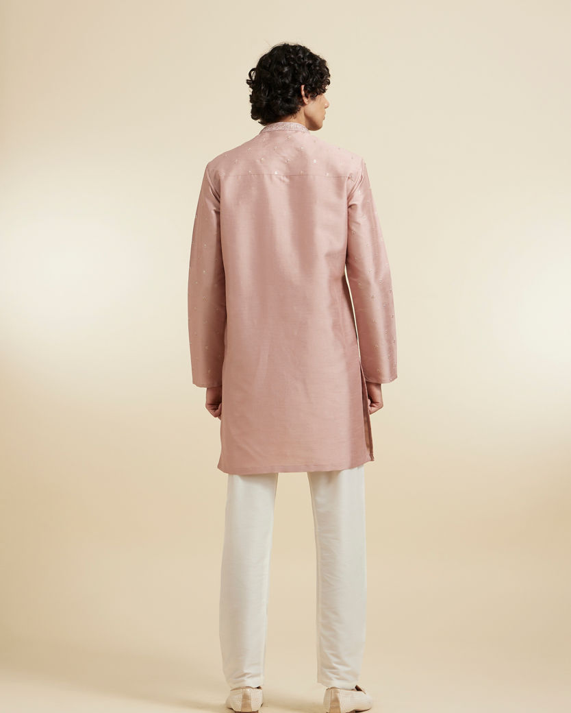 Diwas Men Dusty Pink Elegance Kurta