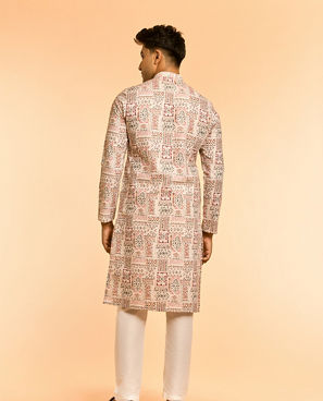 Diwas Men Cream Elegance Kurta