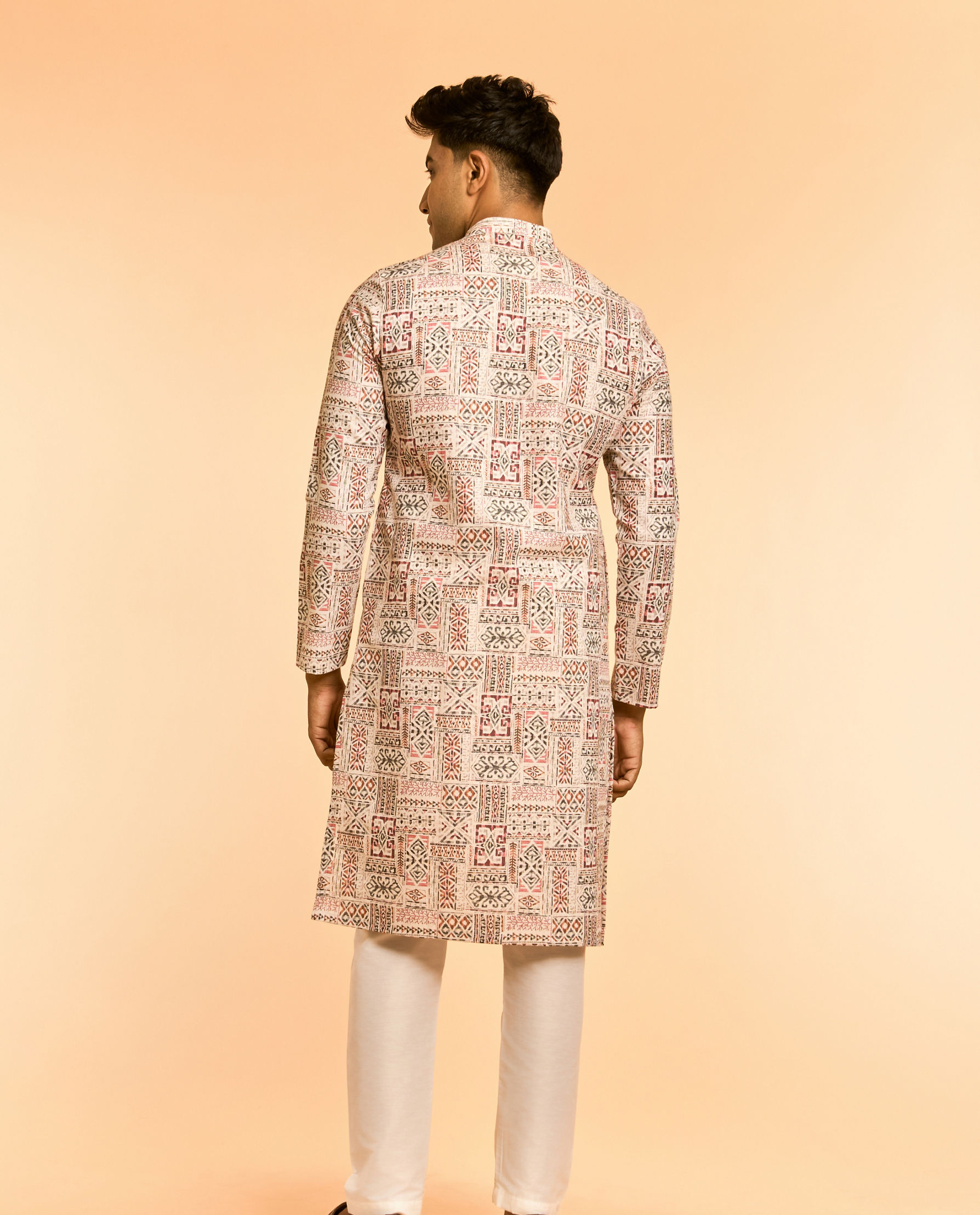 Diwas Men Cream Elegance Kurta