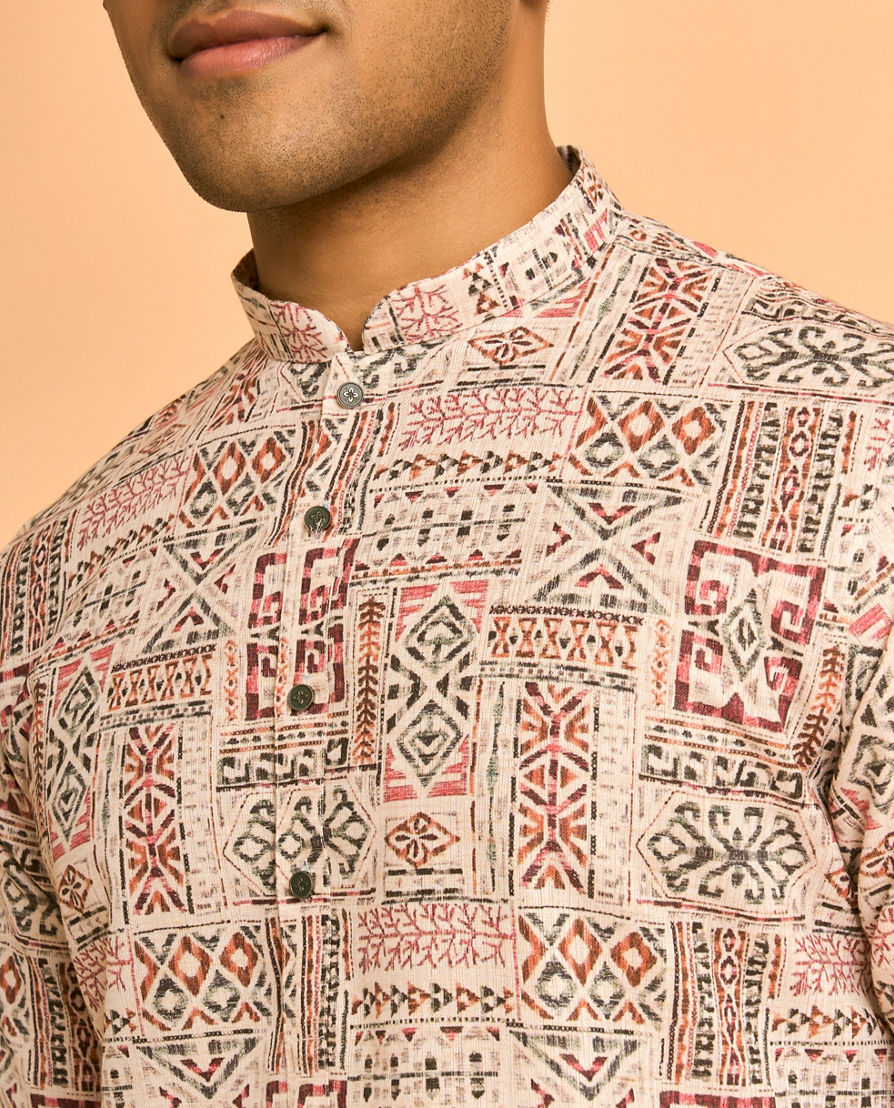 Diwas Men Cream Elegance Kurta