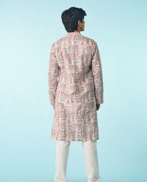 Diwas Men Cream Regality Kurta Pajama
