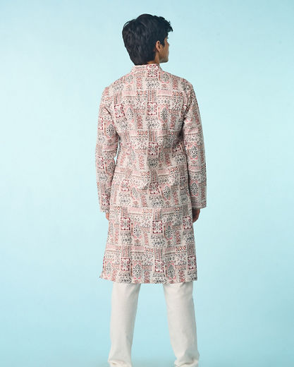 Diwas Men Cream Regality Kurta Pajama