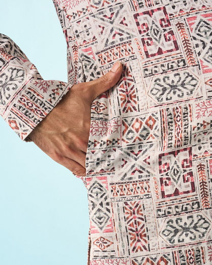 Diwas Men Cream Regality Kurta Pajama
