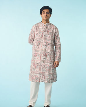 Diwas Men Cream Regality Kurta Pajama