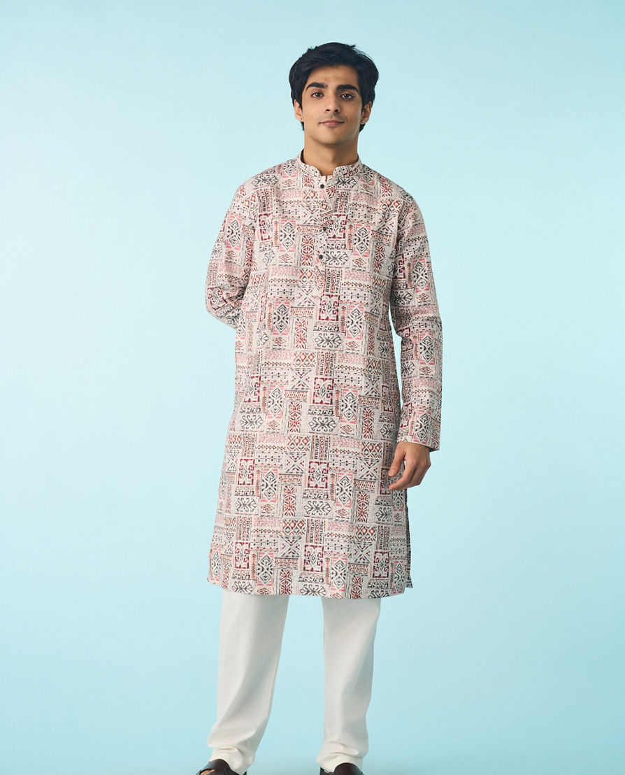 Diwas Men Cream Regality Kurta Pajama