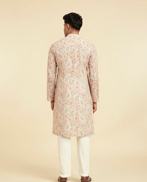 Diwas Men Elegant Cream Kurta