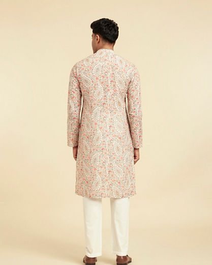 Diwas Men Elegant Cream Kurta