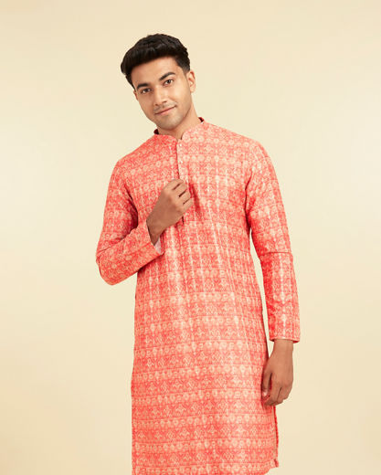 Diwas Men Coral Bliss Kurta
