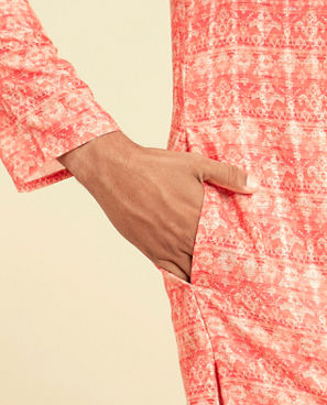 Diwas Men Coral Bliss Kurta