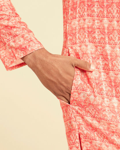 Diwas Men Coral Bliss Kurta