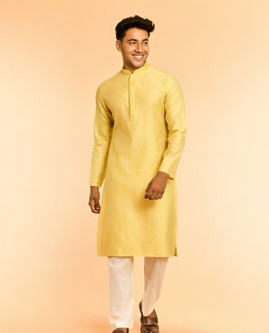 Diwas Men Radiant Yellow Kurta