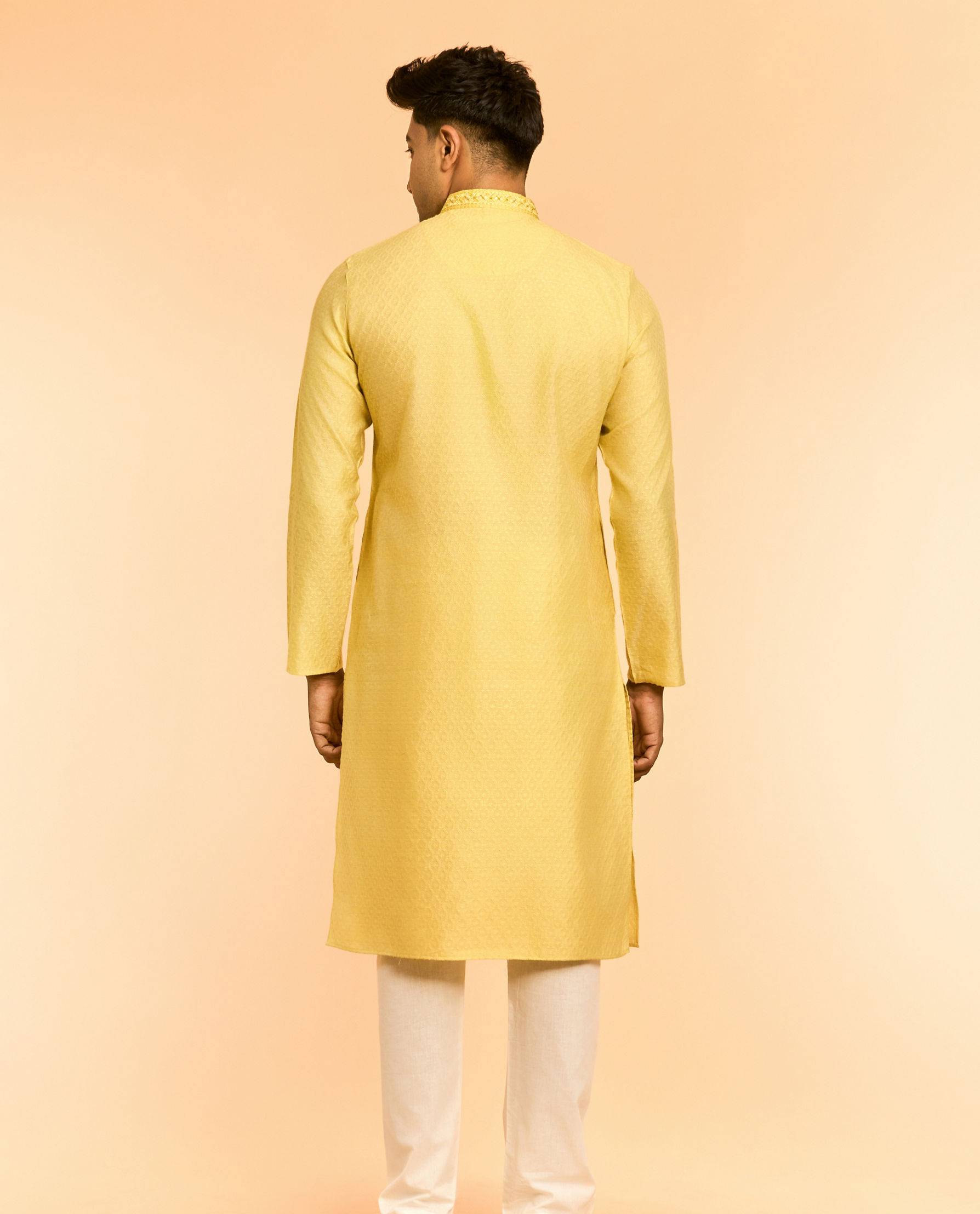 Diwas Men Radiant Yellow Kurta
