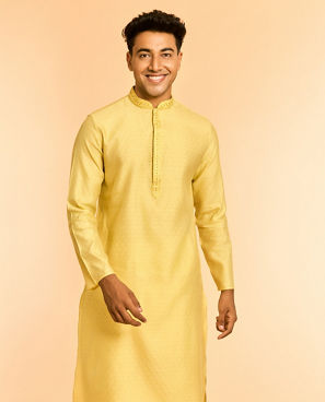 Diwas Men Radiant Yellow Kurta