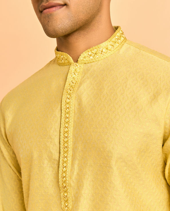 Diwas Men Radiant Yellow Kurta