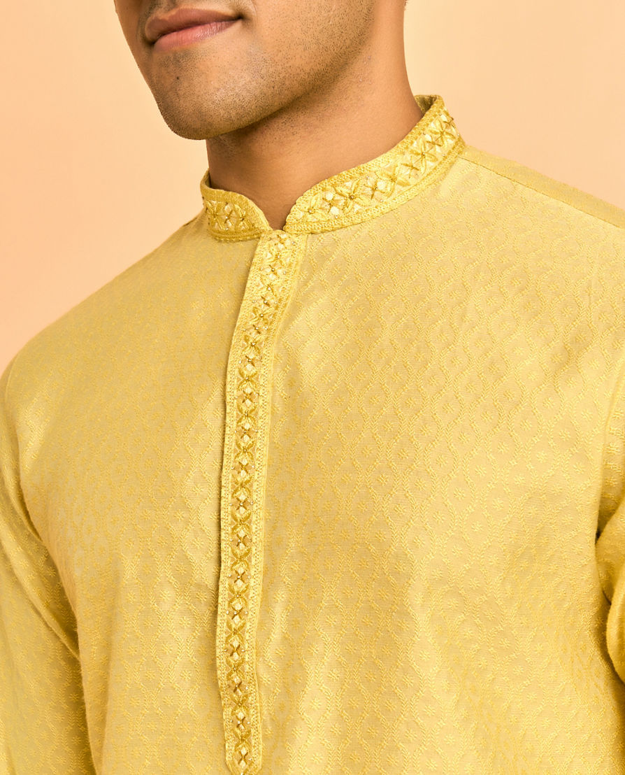 Diwas Men Radiant Yellow Kurta