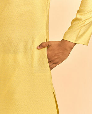 Diwas Men Radiant Yellow Kurta