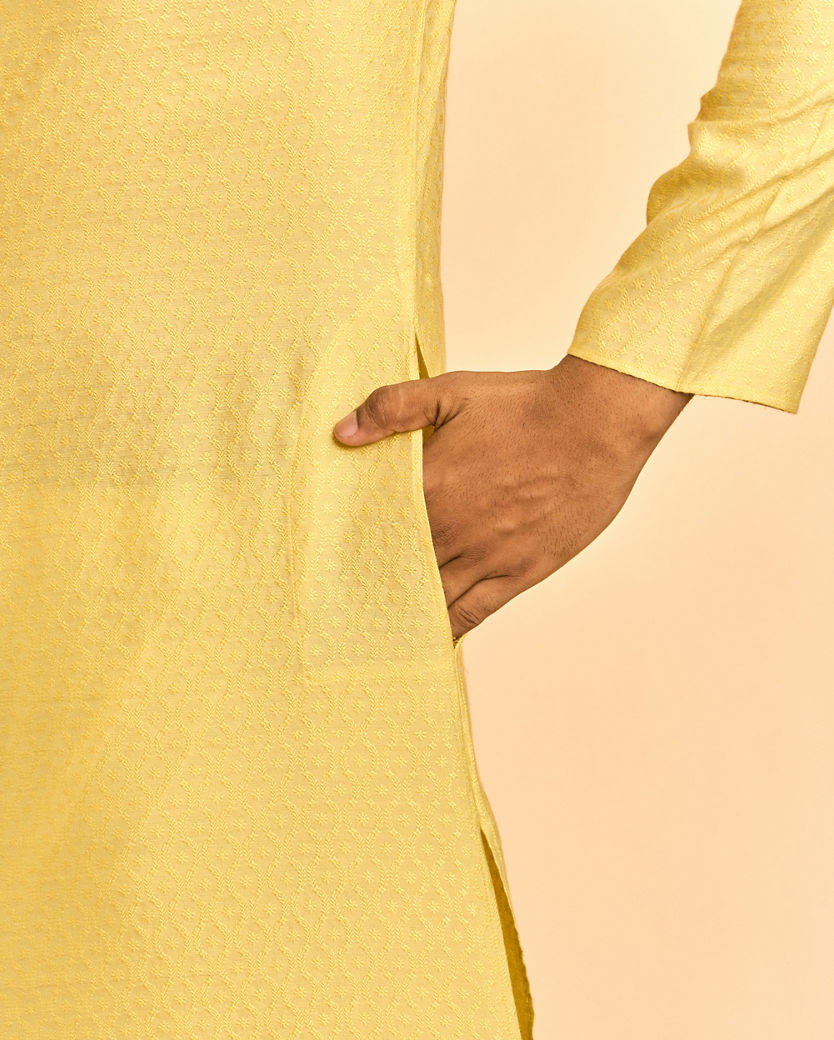 Diwas Men Radiant Yellow Kurta