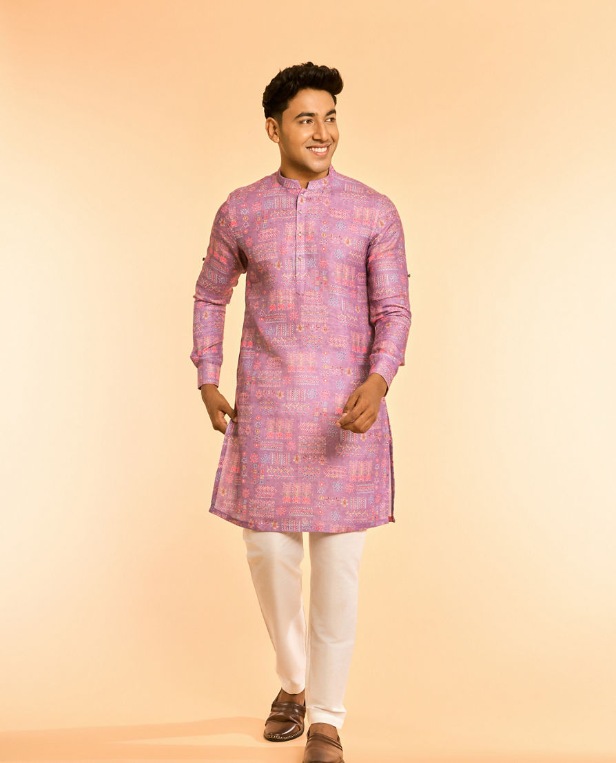 Diwas Men Sublime Lilac Kurta