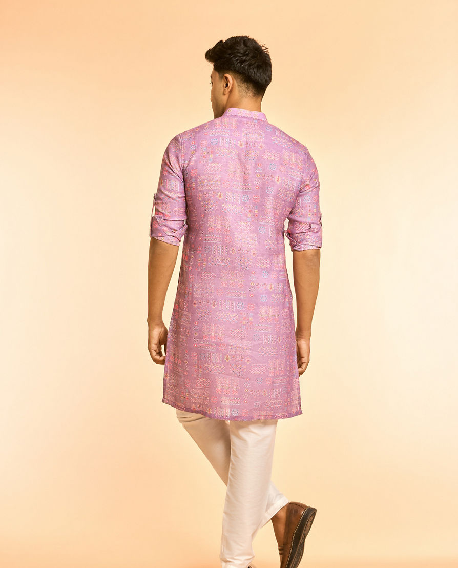 Diwas Men Sublime Lilac Kurta
