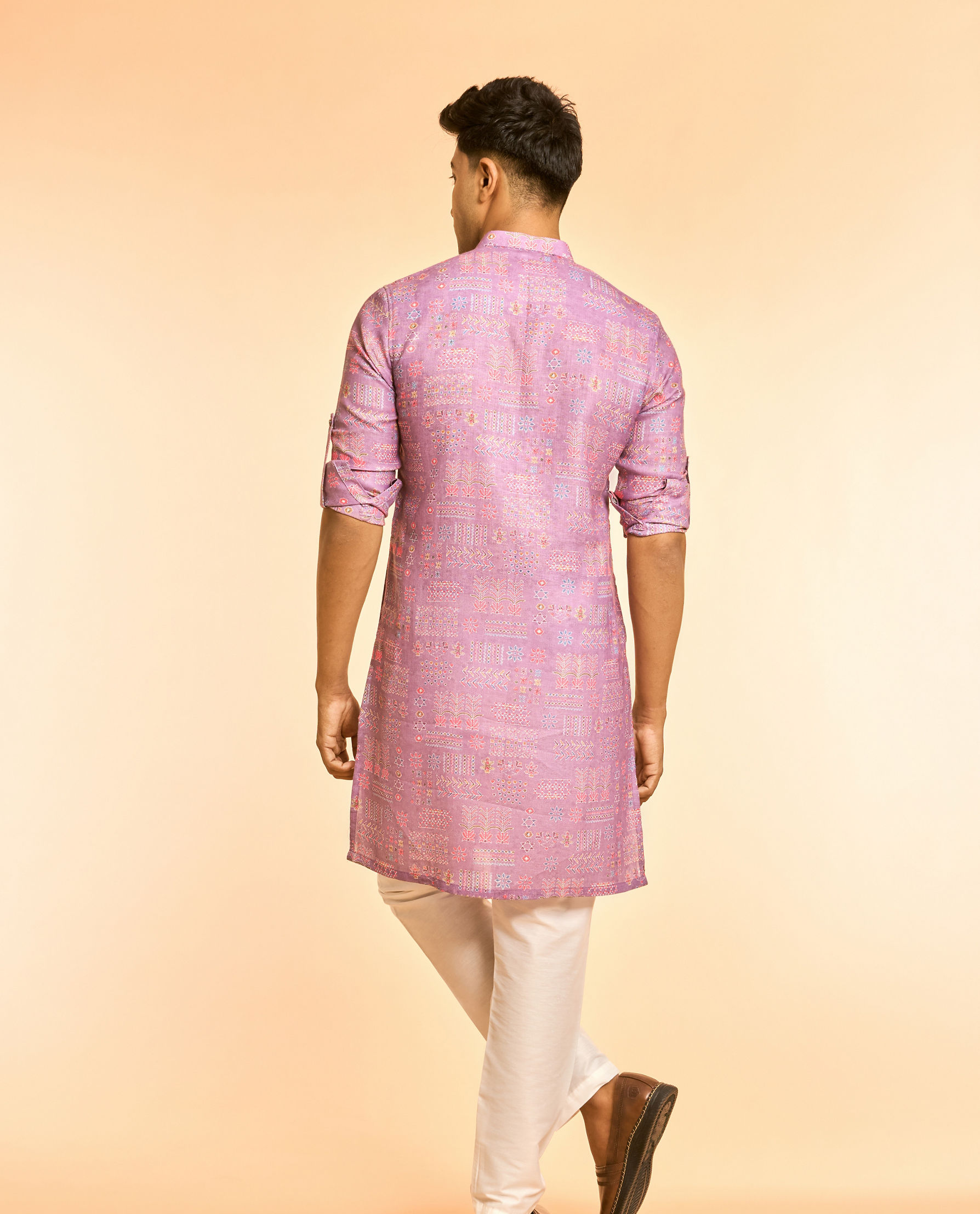 Diwas Men Sublime Lilac Kurta